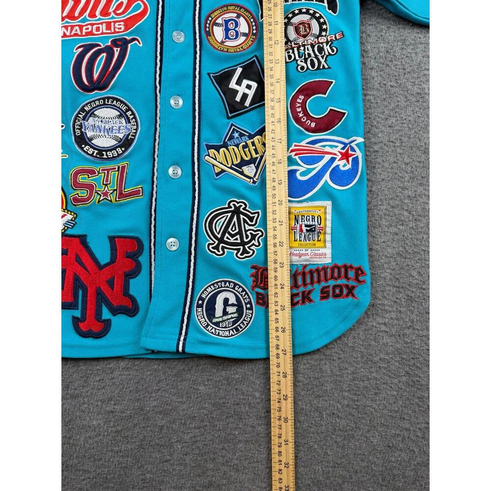 Headgear Classics Vintage Style Baseball Jersey with Team Logos Size XS - Picture 6 of 7
